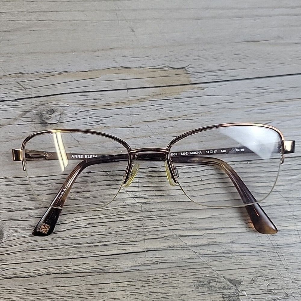 Anne Klein AK5065 (208 )Mocha Eyeglasses‎ 51-17-140 FRAMES ONLY - Picture 9 of 13
